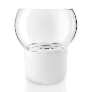 Eva Solo Cache-pot pour orchidée Ø 15cm - transparent/blanc/H 17cm