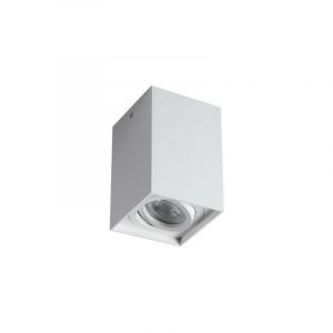 Kanlux Plafonnier Saillie 10W GU10 PAR16 80x80mm Carré Blanc