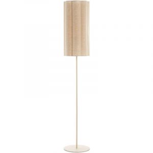 Lampadaire - Fringe - beige - métal textile - Light&living
