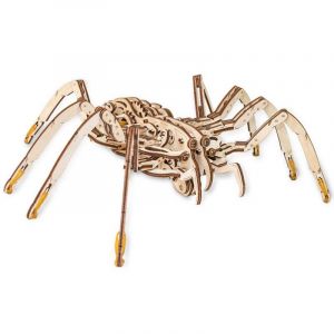 Image de Ewa-marine Eco-Wood-Art Araignée 3D Mécanique en Bois-Puzzle pour Adultes et Adolescents-Assemblage sans colle-293 pièces, Spider, Naturel