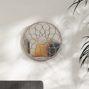 VidaXL Miroir Sable 40x3 cm Fer pour utilisation à l'intérieur