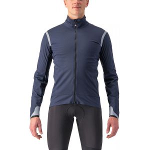 Castelli Alpha Ultimate Insulated Jacket AW22 - Savile Blue-Silver Reflex-Steel Blue} - XXL}, Savile Blue-Silver Reflex-Steel Blue}