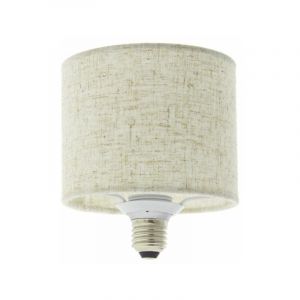 Xanlite Ampoule Abat-Jour Textile Filament LED, culot E27, 210 Lumens, conso 3.5W, 3000 Kelvin, Blanc chaud