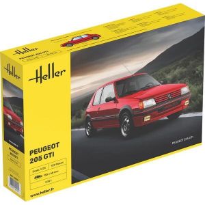 Heller Maquette voiture : Peugeot 205 GTI - 1/24