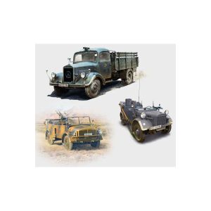 ICM DS3529 MAQUETTE VEHICLES OF THE D.A.K 1/35 1/35 - Maquette militaire DS3529