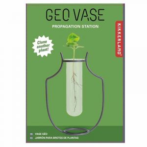 Kikkerland Vase en fer - soliflore amphore - style industriel Design