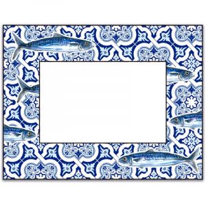 ORIGEN Home Decor Marco De Fotos Marcos Azul Rectangular 16x21x2cm<br /><br />