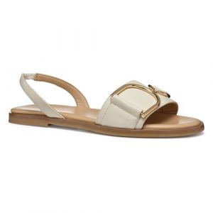 Geox Femme D NAILEEN A Sandale à glissière, Papyrus, 37.5 EU