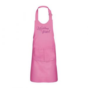 Fabulous Tablier Cuisine Enfant 2 Poches Rose Wedding Patrol Calligraphie - Haut de gamme
