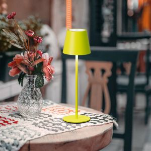 Lampe de table autonome rechargeable vert anis - fischer honsel - viletto 88939900