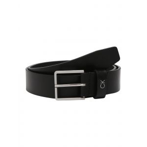 Calvin Klein Ceinture en cuir monogramme Noir - Couleur Noir - Taille L