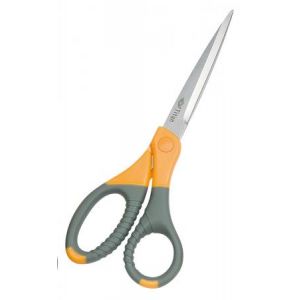 Wedo 985 8 - Ciseaux Titan Plus, long. 215 mm, jaune/gris, pour droitiers et gauchers