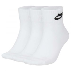 Nike Chaussette De Cheville Sportswear Everyday Essential 3 Paires EU 46-50 White / Black