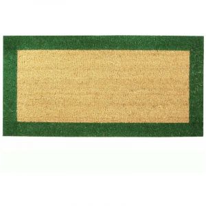 Tapis Coco Bicolor Vert 40x80 BTB TAPIS BENOIT