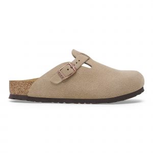 Mules enfant Birkenstock Boston Suede Leather