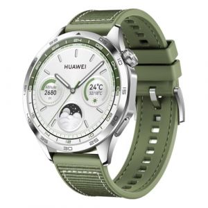 Huawei Watch GT 4 Montre Connectée Intelligente Jusqu'à 14 Jours d'autonomie - Compatible avec iOS et Android - Suivi de la fréquence Cardiaque - Montre Sport, SpO2 et GPS - 46MM Vert Version FR