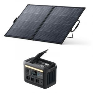 Anker Kit SOLIX C1000X avec Panneau solaire bifacial 200W - G&eacute;n&eacute;rateur solaire 4x1800W