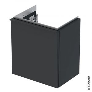 Geberit Keramag Gmbh iCon meuble sous-lavabo pour lavabo, 1 porte à gauche, 37x41,5x27,9 cm, 502301, Coloris: Façade/carcasse : lava/lacqué mat,