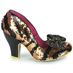 Irregular Choice Nick of Time, Pompe Femme, Noir/Jaune, 43 EU