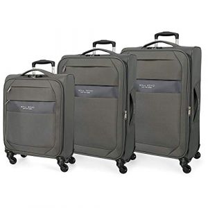 Roll road Royce Ensemble de bagages 55-66-76cm Gris -40x55x