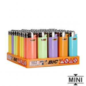 Image de Bic 50 briquets mini à pierre pastel