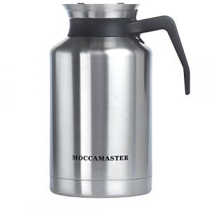 Moccamaster 59863 1.8L Carafe Thermique, Acier Inoxydable, Grand