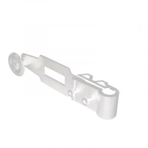 Poignée standard, Espanolette, Blanc, Aluminium et composite, pour Volet battant