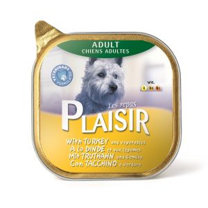 Image de Repas Plaisir Terrine à la dinde Plaisir pour chien en barquette 150 g