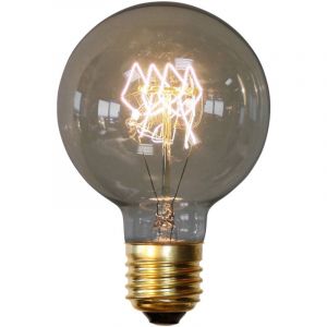 Ampoule Edison Globe &Agrave; Filaments Transparent