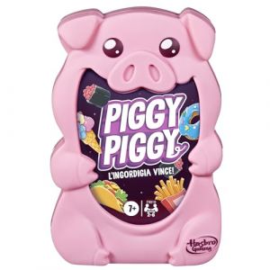 Hasbro Gaming Piggy Piggy, Jeu de Cartes, Amusant et Rapide pour Les familles, Les Enfants, Les Adolescents et Les Adultes, de 7 Ans et Plus, de 2 à 6 Joueurs