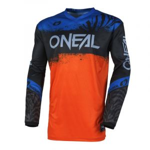 O'neal Maillot manches longues vtt element shocker bleu orange enfant