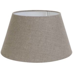 Light & Living - Abat-jour LINGE FONCE - 25x18x14cm - Gris