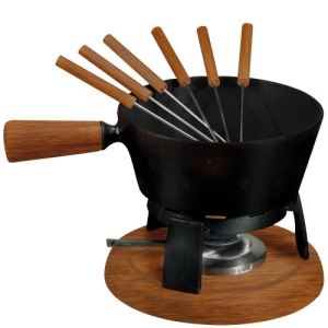 Boska Set à fondue pro en fonte 5 à 6 personnes (1 litre)