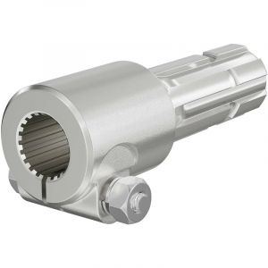 wiltec Manchon Prise de force Cardan 175mm Logement pour arbre cannelé 1 3/8' 21D Sortie 1 3/4' 6D Tracteur