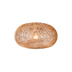 Good & Mojo Plafonnier bambou naturel Ø50cm