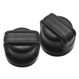 Minimotors 2 Caches écrou de Roue pour Trottinette Dualtron Mini Original Noir