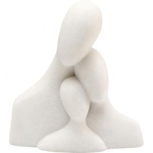 Kare Design Kare Figurine d&eacute;corative Design Soft Family - Blanc - Accessoire de Salon - D&eacute;coration pour &eacute;tag&egrave;res ou buffets - 30 x 28 x 13 cm (H x l x P)