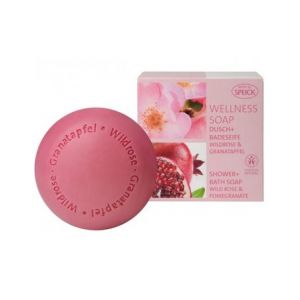 Speick Wellness Soaps Dusch+Badeseife Wildrose & Granatapfel - 200 g