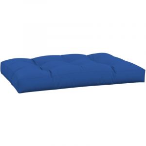 VidaXL Coussin de palette bleu royal 120x80x12 cm tissu