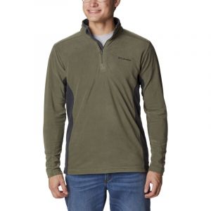 Columbia Klamath Range II Half Zip - Polaire homme Stone Green Shark M