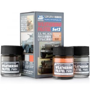Mr Hobby -Gunze Weathering Pastel Set 2