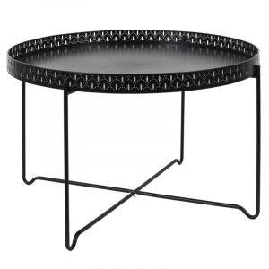 Image de Table d'Ap Design en Métal "Seville" 78cm Noir Prix