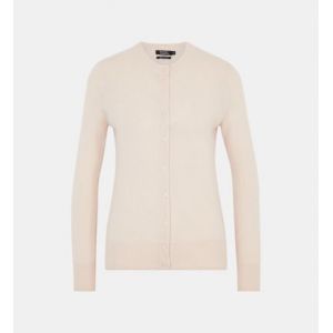 Galeries Lafayette Cardigan cachemire femme Zacao droit certifié Oeko-Tex standard 100 Rose G