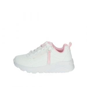 Skechers Street Girls Baskets, White Synthetic/Trim, 34.5 EU