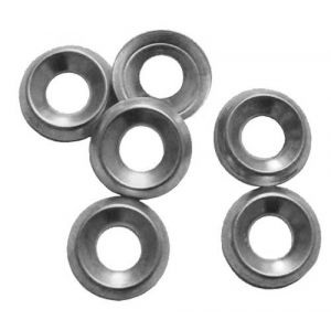 Guitel Cuvette de vis n°6 laiton nickelé pour vis de 5 à 5,5mm boîte de 100 - CVL006S12E