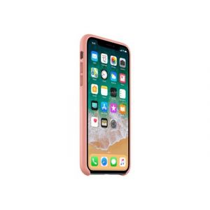 Image de Apple IPhone X Leather Case Soft Pink