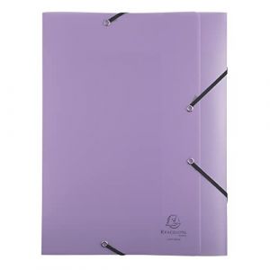 Exacompta Boite de classement Exabox Dos 60mm Polypropyl&egrave;ne 7/10e Chromaline pastel - A4 - Couleurs assorties - Lot de 8