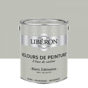 Liberon Peinture blanc edelweiss mur, boiserie, radiateur velours 2.5 l