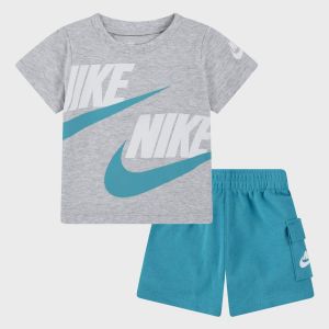 Nike Sportswear High Brand Read Cargo Shorts Set (2 Piece), Combinaisons & ensembles pour bébés, en gris, taille: 116 - 122 - Couleur gris - Taille 116 - 122