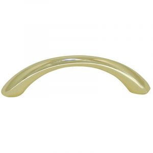 Poign&eacute;e contemporain zamak entraxe 64mm finition dor&eacute; - CADAP - 00450/1S